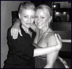 Jenn and I in Seattle... we got matching star tattoos behind our ears this night! 