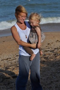 My favourite picture of me, Gwennie, and Henry (in my tummy!)